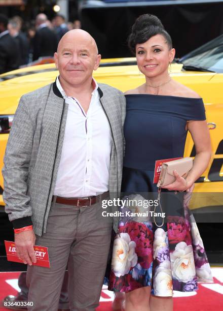 Dominic Littlewood attends the UK premiere of 'Logan Lucky' at the Vue West End on August 21, 2017 in London, England.