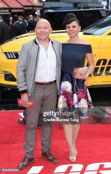 Dominic Littlewood attends the UK premiere of 'Logan Lucky' at the Vue West End on August 21, 2017 in London, England.