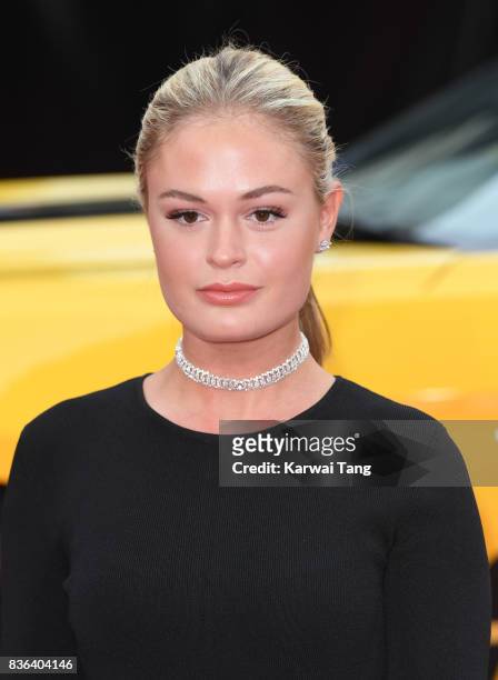 Ella Willis attends the UK premiere of 'Logan Lucky' at the Vue West End on August 21, 2017 in London, England.