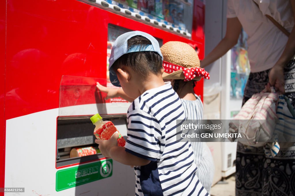 Child drinking juice
