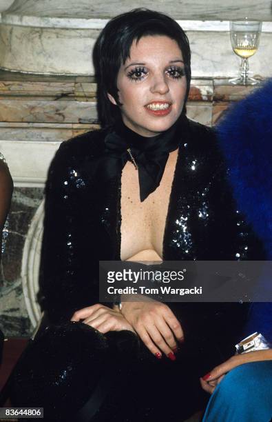 Paris, France November 28, 1973. Liza Minnelli at Palace De Versailles Ball