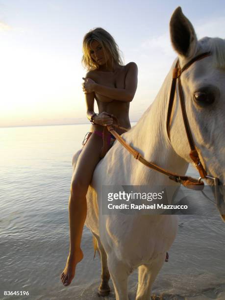 Swimsuit Issue 2007: Model Marisa Miller poses for the 2007 Sports Illustrated swimsuit issue on November 17, 2006 at The Caves in Negril, Jamaica....