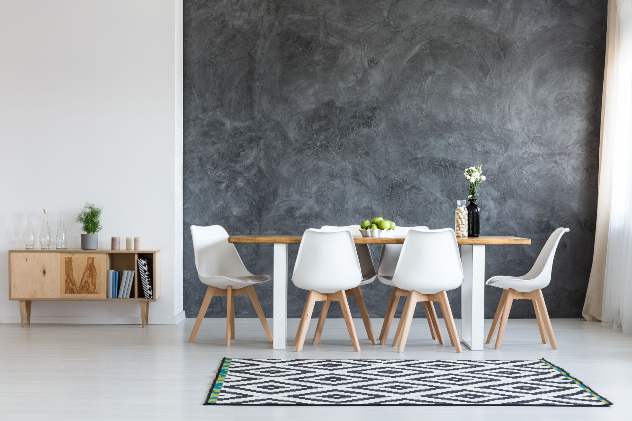 Simple dining room Simple dining room