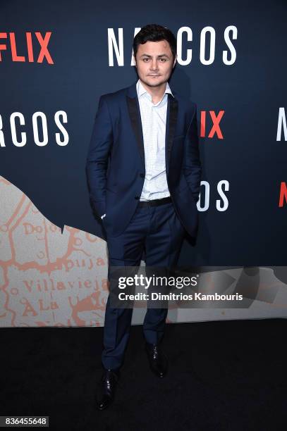 Arturo Castro attends the "Narcos" Season 3 New York Screening at AMC Loews Lincoln Square 13 theater on August 21, 2017 in New York City.