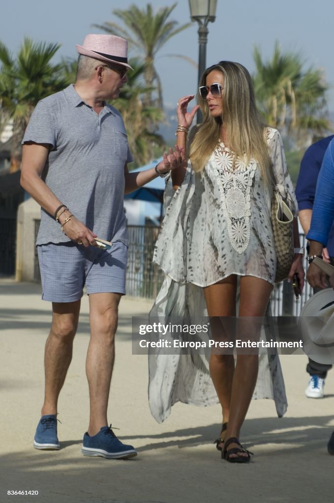 Celebrities Sighting In Marbella - August 06, 2017