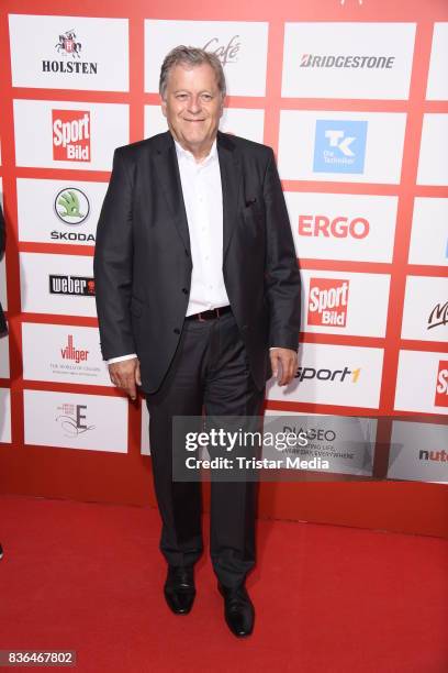 Norbert Haug attends the Sport Bild Award on August 21, 2017 in Hamburg, Germany.