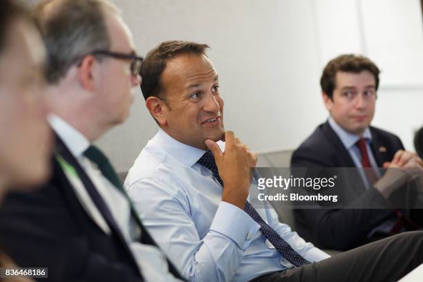 Leo Varadkar, Ireland's prime minister, speaks during an interview in Toronto, Ontario, Canada on Aug. 21, 2017. Varadkar said he remains "confused...