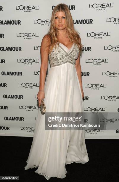 Singer Fergie attends the 2008 Glamour Women of the Year Awards at Carnegie Hall on November 10, 2008 in New York City.