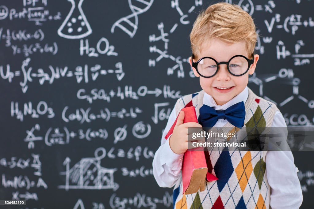 Little smart man