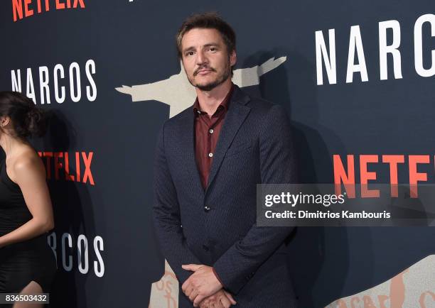 Pedro Pascal attends the "Narcos" Season 3 New York Screening at AMC Loews Lincoln Square 13 theater on August 21, 2017 in New York City.