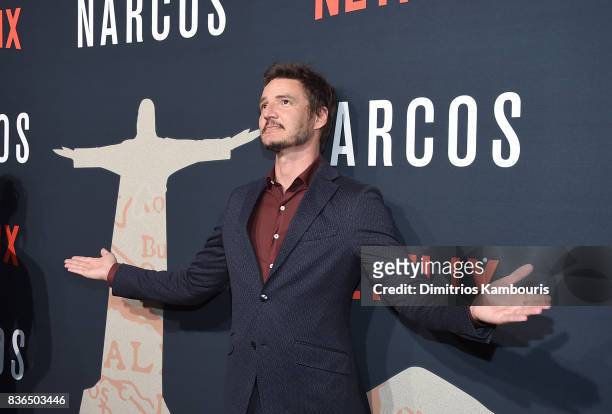 Pedro Pascal attends the "Narcos" Season 3 New York Screening at AMC Loews Lincoln Square 13 theater on August 21, 2017 in New York City.