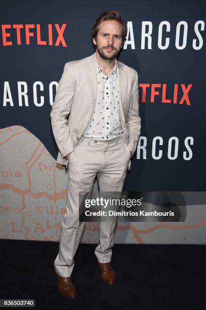 Michael Stahl-David attends the "Narcos" Season 3 New York Screening at AMC Loews Lincoln Square 13 theater on August 21, 2017 in New York City.