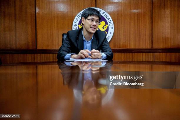 Karl Chua, the Philippines' finance undersecretary, speaks during an interview in Manila, the Philippines, on Monday, Aug. 14, 2017. The Philippines...