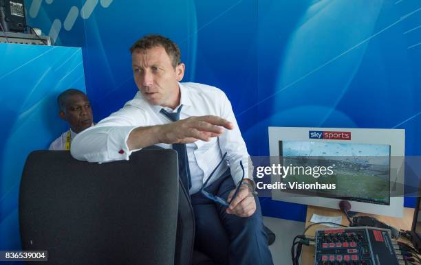 Former England Captain and current Sky Sports commentator Michael Atherton and former West Indies fast bowler and current Sky Sports commentator...