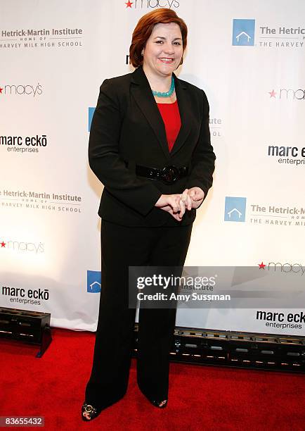 Speaker of New York City Council Christine C. Quinn attends the 2008 Emery Awards at Cipriani on November 11, 2008 in New York City.