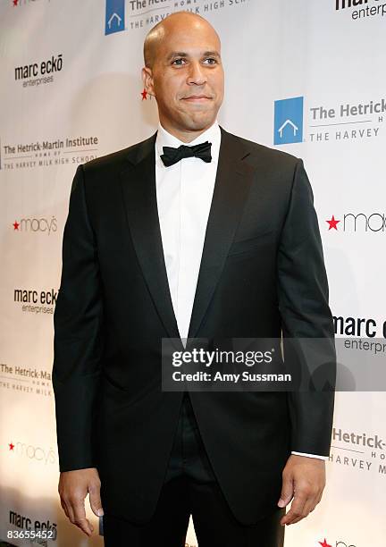 Mayor of Newark Cory Booker attends the 2008 Emery Awards at Cipriani on November 11, 2008 in New York City.