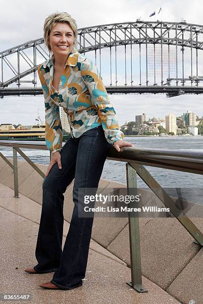 Melinda Schneider poses after being nominated for Album of the Year and Female Artist of the Year during the official launch of the '2009 Tamworth...