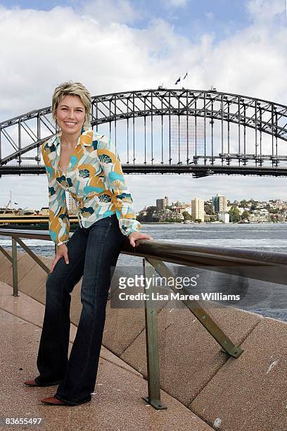 Melinda Schneider poses after being nominated for Album of the Year and Female Artist of the Year during the official launch of the '2009 Tamworth...