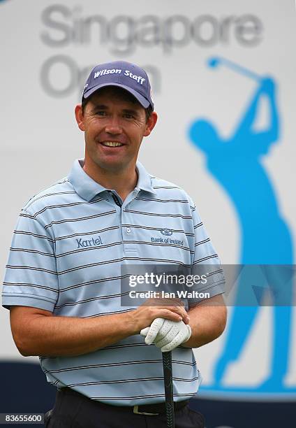 Padraig Harrington of Ireland during the Peo-Am of the Barclays Singapore Open at Sentosa Golf Club on November 12, 2008 in Singapore.