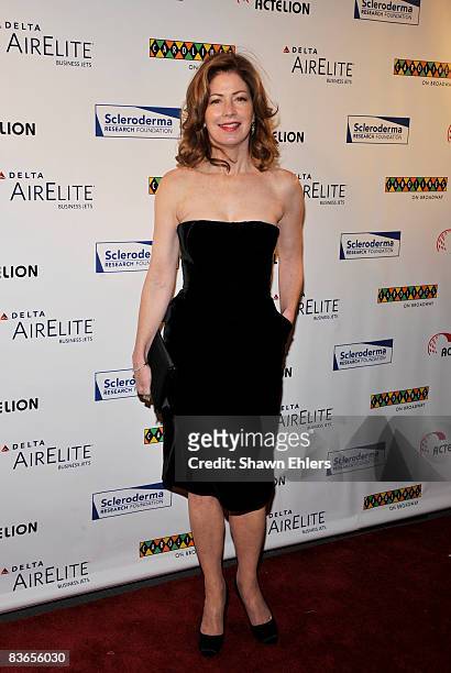 Dana Delany attends "Cool Comedy - Hot Cuisine" on broadway to benefit the Scleroderma Research Foundation at Carolines on Broadway on November 11,...