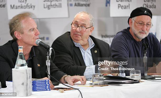 Richard Crudo, George Spiro Dibie and Stephen Lighthill attend 2008 AFM - New Technologies And Low Budget Films at Le Merigot Hotel on November 11,...