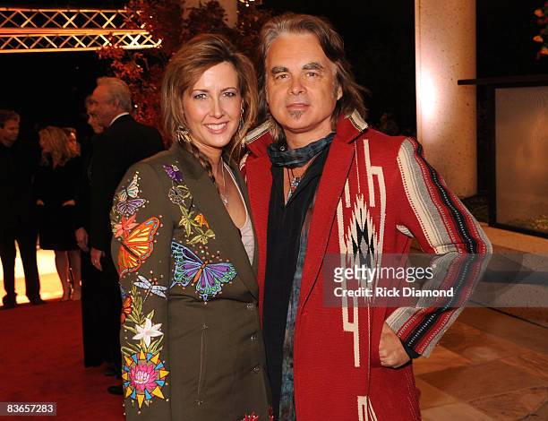 Hal Ketchum and guest attends the 56th Annual BMI Country Awards at The BMI Building on November 11, 2008 in Nashville, Tennessee.