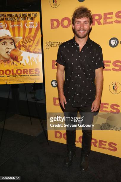 Timo Weiland attends "Dolores" New York Premiere at Metrograph on August 21, 2017 in New York City.