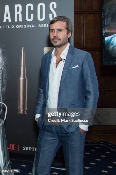 Film Director Andi Baiz attends "Narcos" Season 3 New York Screening Panel Discussion at The Explorer's Club on August 21, 2017 in New York City.