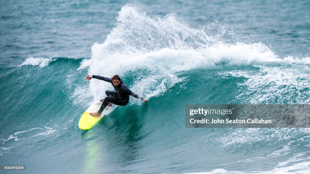 Surfing in the Mediterranean Sea