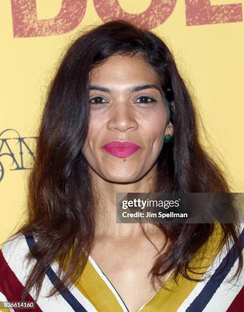 Actress Laura Gomez attends the "Dolores" New York premiere at The Metrograph on August 21, 2017 in New York City.