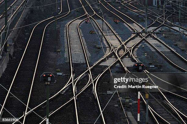 train tracks - railroad track bildbanksfoton och bilder
