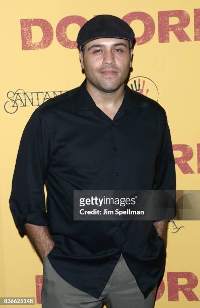 Gilberto Velazquez attends the "Dolores" New York premiere at The Metrograph on August 21, 2017 in New York City.