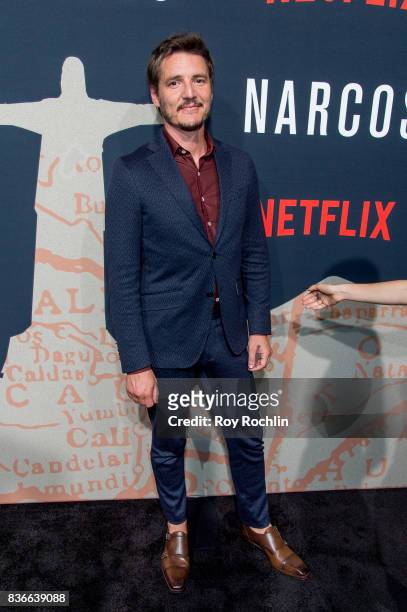 Pedro Pascal attends "Narcos" season 3 New York Screening at AMC Loews Lincoln Square 13 theater on August 21, 2017 in New York City.