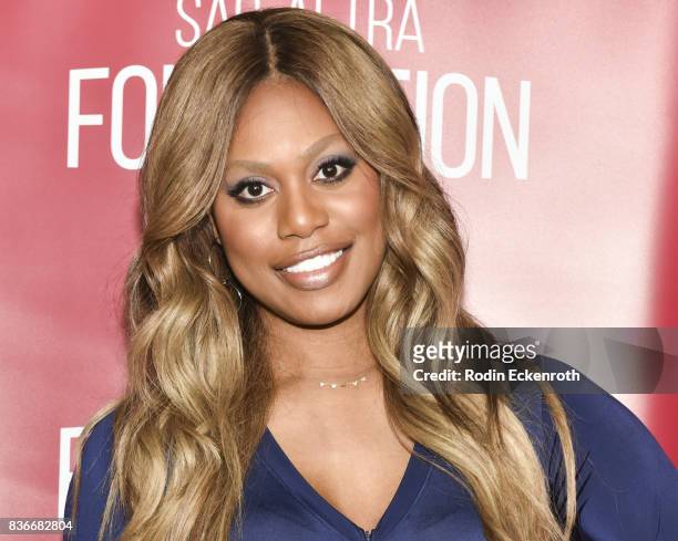 Actress Laverne Cox poses for portrait at SAG-AFTRA Foundation Conversations with "Orange Is The New Black" at SAG-AFTRA Foundation Screening Room on...