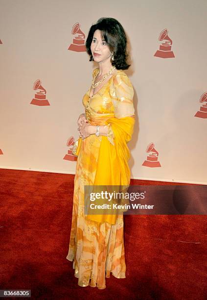 Pepita Serrano attends the 2008 Latin Recording Academy Person of the Year Tribute to Gloria Estefan held at George R. Brown Convention Center on...