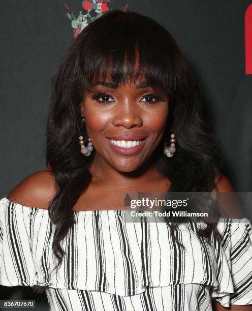 Jasmine Goode attends a "Bachelor In Paradise" Viewing Party on August 21, 2017 in Los Angeles, California.