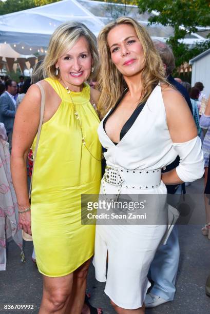 Adriana Pidwer-Betsky and Erin Gibbs attend ARF's Bow Wow Meow Ball at ARF Adoption Center on August 19, 2017 in Wainscott, NY.