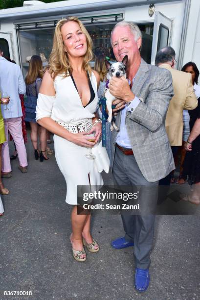 Erin Gibbs and Mark Webb attend ARF's Bow Wow Meow Ball at ARF Adoption Center on August 19, 2017 in Wainscott, NY.