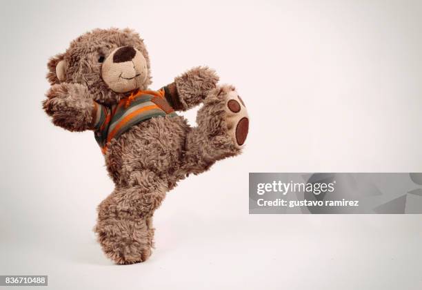 toy bear - toy animal stock pictures, royalty-free photos & images