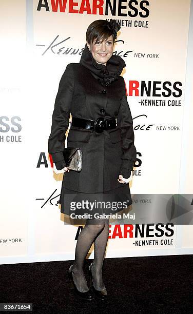 Actress Zoe McLellan from Dirty Sexy Money attends the launch of "Awearness: Inspiring Stories About How To Make A Difference"at the Kenneth Cole New...