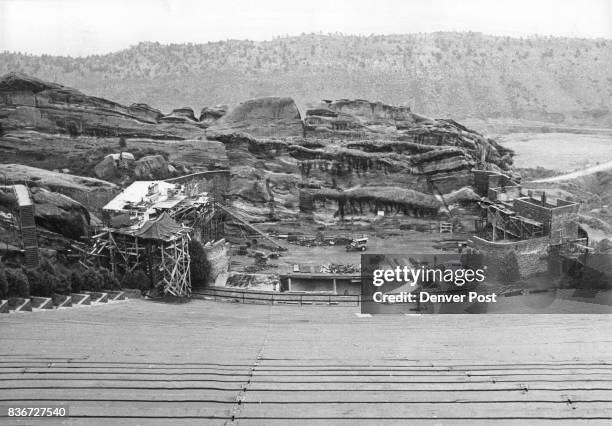 Red Rocks Building Section 57 Red Rocks Construction Stock Photos, High-Res Pictures, and Images ...