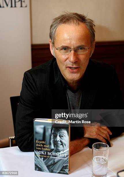 Reinhold Beckmann attends the book presentation of Loki Schmidt at the Heinrich Heine House on November 13, 2008 in Hamburg, Germany.