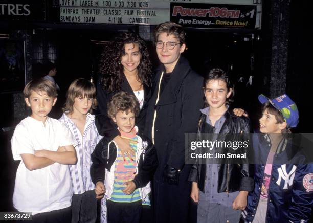 Corey Feldman, Fiancee Vanessa Marcil, and Family