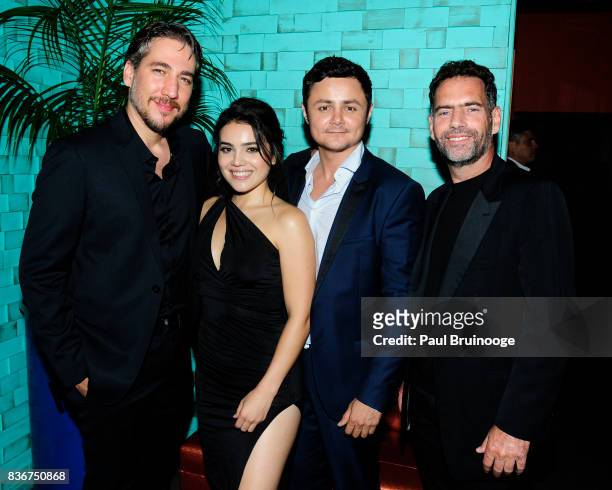 Alberto Ammann, Andrea Londo, Arturo Castro and Francisco Denis attend "Narcos" Season 3 New York Screening - After Party at Stage 48 on August 21,...