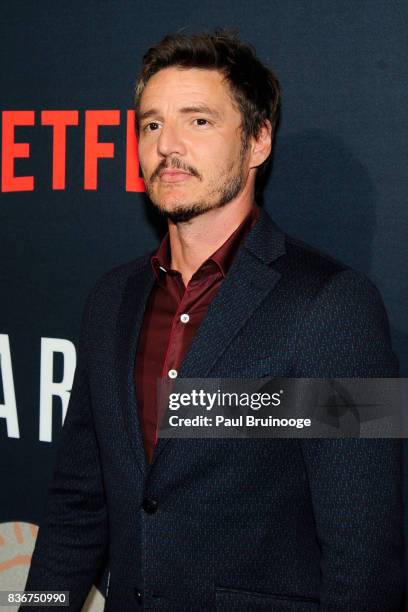 Pedro Pascal attends "Narcos" Season 3 New York Screening - Arrivals at AMC Lincoln Square 13 Theater on August 21, 2017 in New York City.