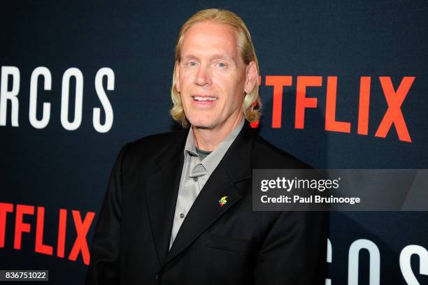 Chris Feistl attends "Narcos" Season 3 New York Screening - Arrivals at AMC Lincoln Square 13 Theater on August 21, 2017 in New York City.