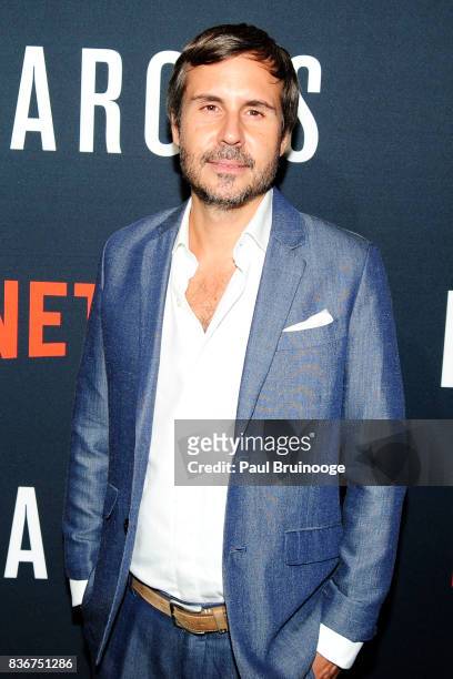 Andres Baiz attends "Narcos" Season 3 New York Screening - Arrivals at AMC Lincoln Square 13 Theater on August 21, 2017 in New York City.