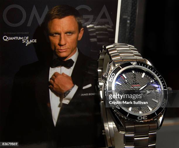Atmosphere at the OMEGA and Tourbillon "Great Moments in Time with James Bond" event held at South Coast Plaza on November 12, 2008 in Costa Mesa,...