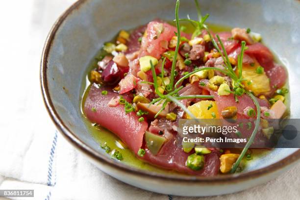yellowfin tuna - yellowfin tuna stock-fotos und bilder