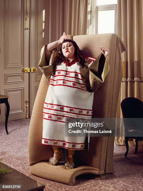 Singer and songwriter Beth Ditto is photographed for Technikart, on April 3, 2017 in Paris, France. . PUBLISHED IMAGE.